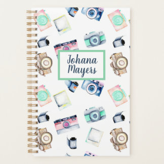 Photography planner Photo planner Cute cameras Planer