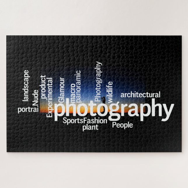 Photography Word Cloud  (Horizontal)