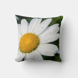 Photokissen, ein margueritte machen Grün Kissen