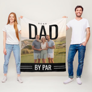 PhotoPop Bester Papa Von Par Benutzerdefiniertes F Fleecedecke