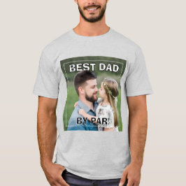PhotoPop Bester Vater By Par Benutzerdefiniertes J T-Shirt