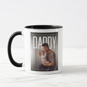 PhotoPop Daddy Est Benutzerdefiniertes Jahr Foto Tasse