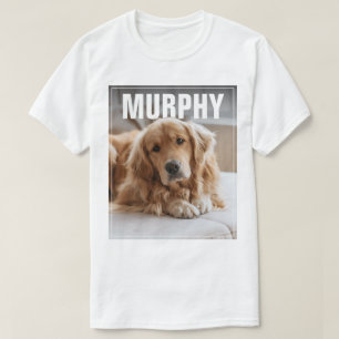 PhotoPop Individuelles Haustierfoto T-Shirt
