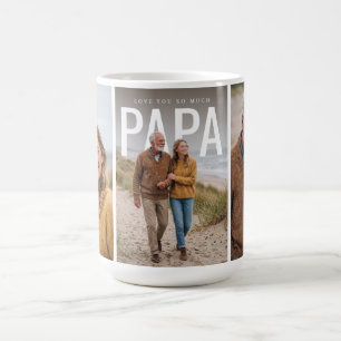 PhotoPop Liebt dich so sehr Papa Foto-Collage Kaffeetasse