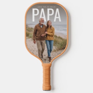 PhotoPop Liebt dich so sehr Papa Pickleball Schläger
