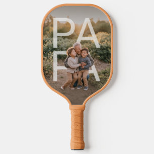 PhotoPop Papa Benutzerdefinierte Familie Pickleball Schläger