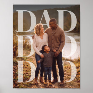 PhotoPop Papa Individuelles Familienfoto Poster