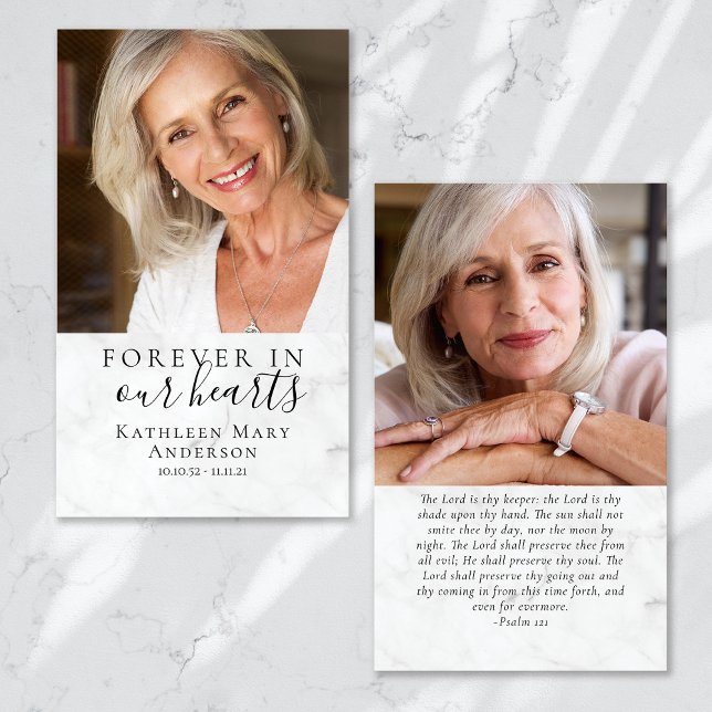 Photos Carte de prière funéraire Memorial (Créateur téléchargé)