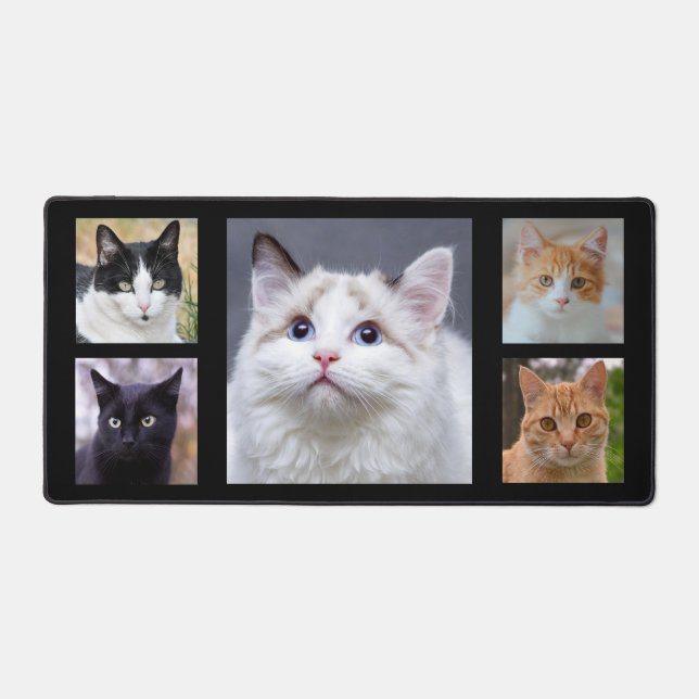 Photos de chat personnalisées en noir (Recto)
