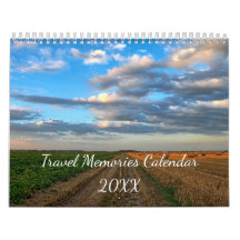 Photos de voyage Calendrier personnalisé
