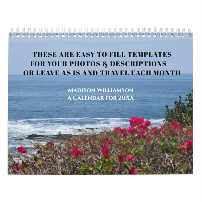 Photos de Voyage ou CYO Photo murale Calendrier 20 (Protection)