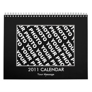 Photos Insérer Calendrier 2011 Modèle Cadre noir