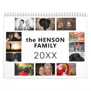 Photos mensuelles du calendrier familial Conservat