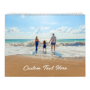 Photos personnalisées Calendrier du texte Vos phot