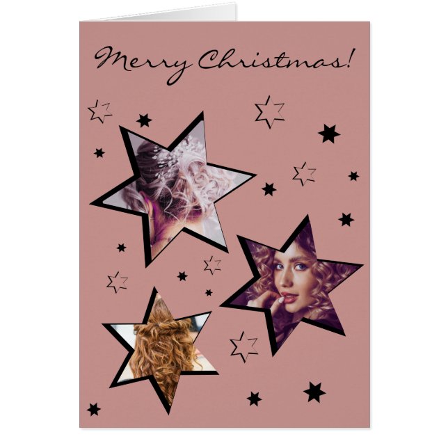 Photos personnalisées Coiffeur Stary Christmas Car (Devant)