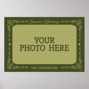 Photos personnalisées et affiche Nom de la saison