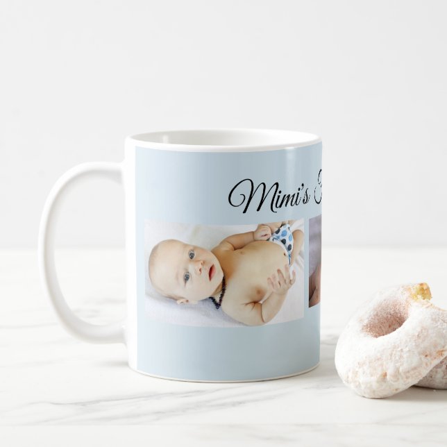 Photos personnalisées préférées de tasse de café (Avec donut)
