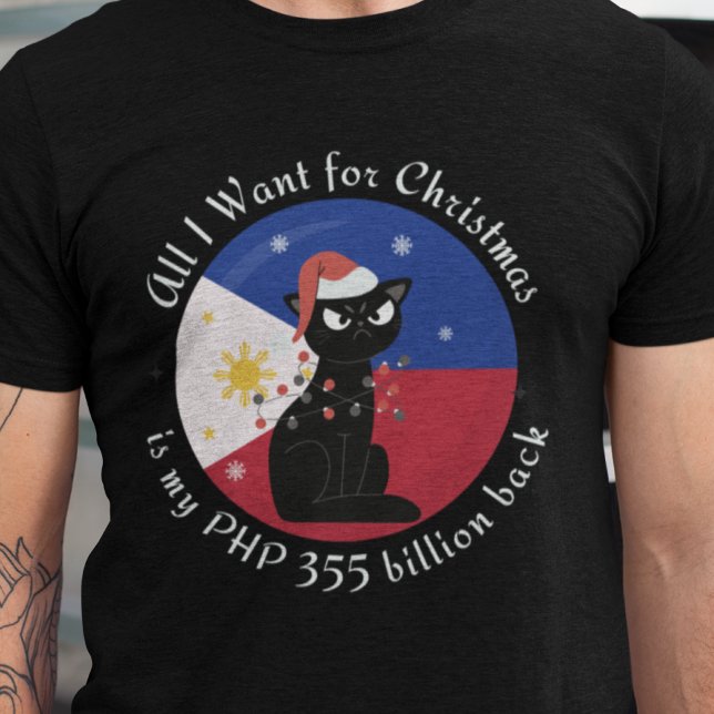 PHP 355 Billion Christmas Tee Philippines Corrupti (Von Creator hochgeladen)
