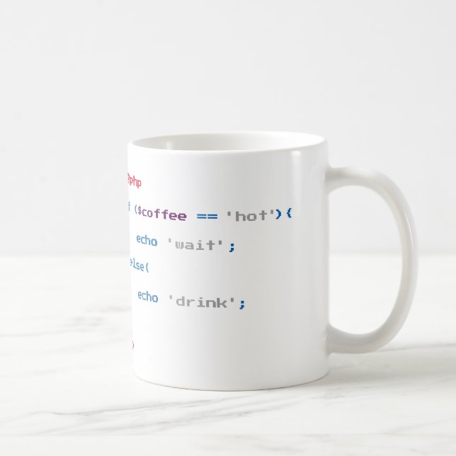 PHP-Kaffeekodierer Kaffeetasse (Rechts)