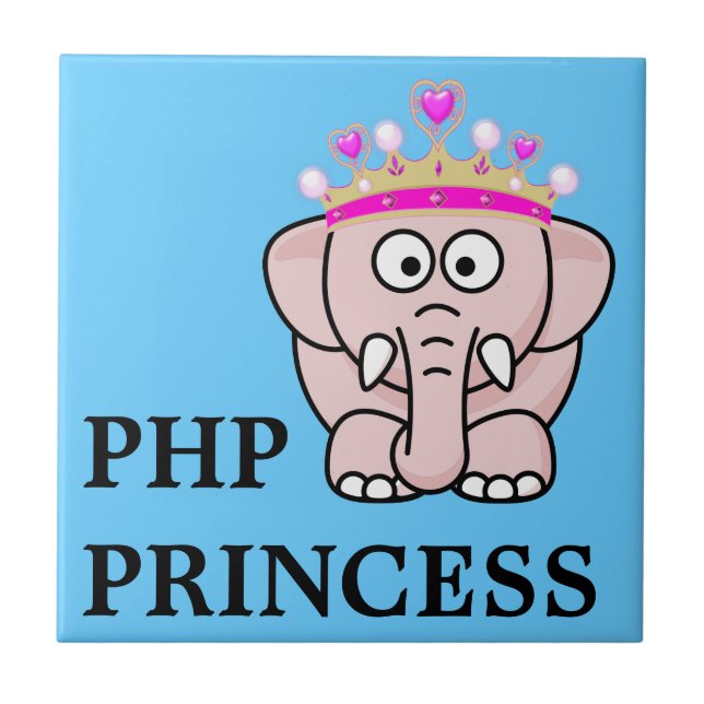 PHP Prinzessin: Frauen in der Fliese (Vorderseite)