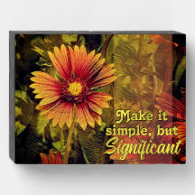 Phrase de la fleur de roue