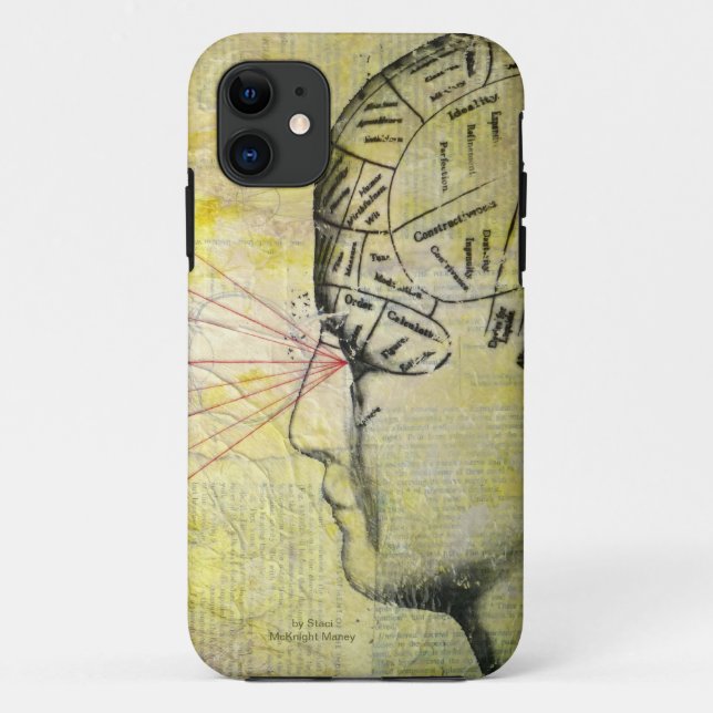 Phrenologie 1 Auge Case-Mate iPhone Hülle (Rückseite)
