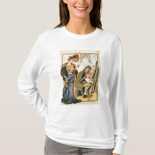 Phryne: Karikatur des Modells eines Künstlers T-Shirt