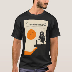 Phu Kradueng Nationalpark Vintag Minimal Travel T-Shirt