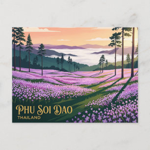 Phu Soi Dao Nationalpark Thailand Postkarte