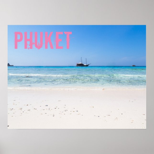 Phuket Beach Thailand Souvenir Poster (Vorne)