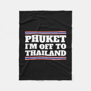 Phuket Ich Fahre Nach Thailand Reisegeschenk Gif Fleecedecke