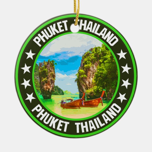 Phuket Keramik Ornament (Vorne)