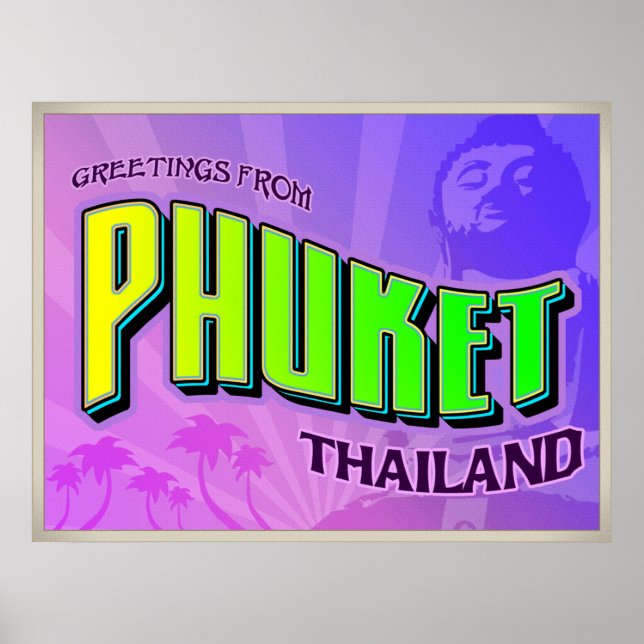 PHUKET-Plakat Poster (Vorne)