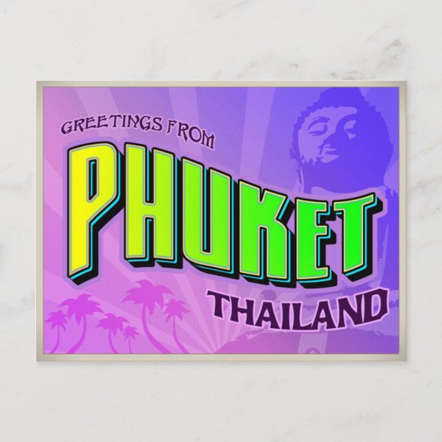 PHUKET POSTKARTE (Vorderseite)