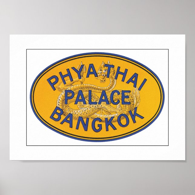 Phya Thai Palace Bangkok (Leinwand) Poster (Vorne)