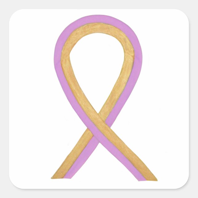 Phyllodes Tumorbewusstsein Ribbon Sticker Decals (Vorderseite)