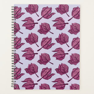 Physalis rose Fleur Motif Pastel Botanique