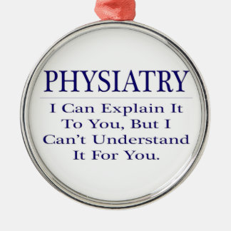 Physiatrie .. Erklären Sie nicht verstehen Ornament Aus Metall