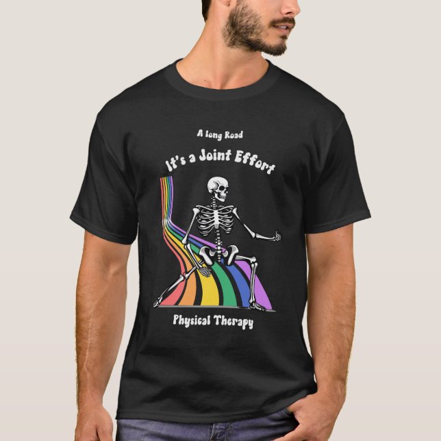 Physical Therapist humorous "It's a Joint Effort T-Shirt (Vorderseite)