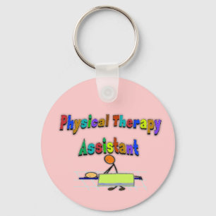 Physical Therapy Assistant--Stick Figure Design Schlüsselanhänger