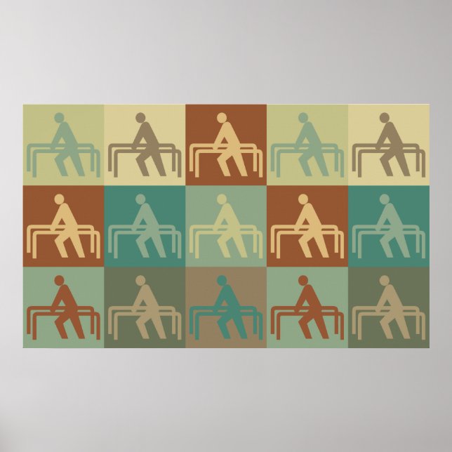 Physical Therapy Pop Art Poster (Vorne)