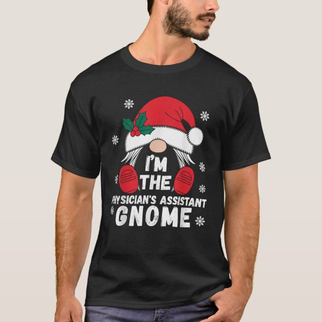 physician s assistant Gnome Family Matching Group  T-Shirt (Vorderseite)