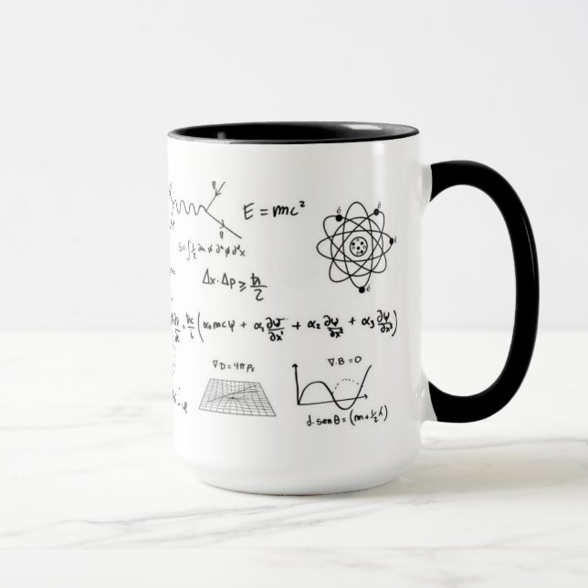 Physics formulierst du and diagrams Coffe Mug Tasse (Rechts)