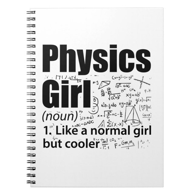 Physics Girls | Physicist Science Gifts Notizblock (Vorderseite)
