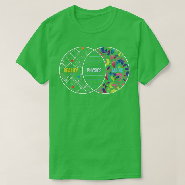 Physics Like Magic But Real Funny Physics Pun Gift T-Shirt (Design vorne)