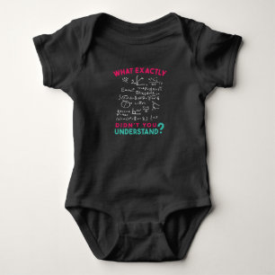 Physics Math Formula Joke Baby Strampler