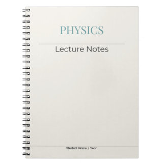 Physics Notebook – Minimal Academic Edition Notizblock