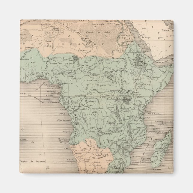 Physik Afrika Magnet (Vorne)