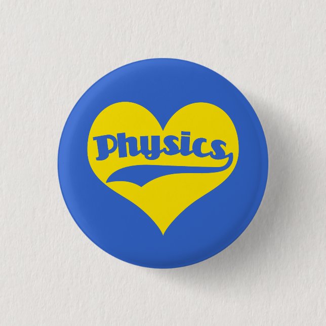 Physik der Liebe Button (Vorderseite)