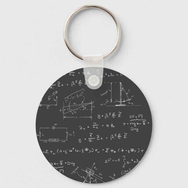 Physik-Diagramme und -Formeln Schlüsselanhänger (Vorderseite)